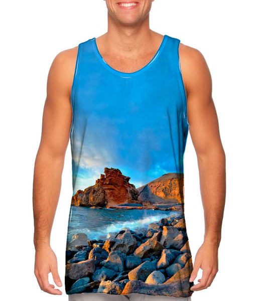 Canary Islands Spain El Golfo Beach&nbsp;Mens Tank Top