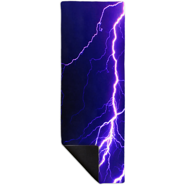 Violet Lightning Storm Yoga Mat
