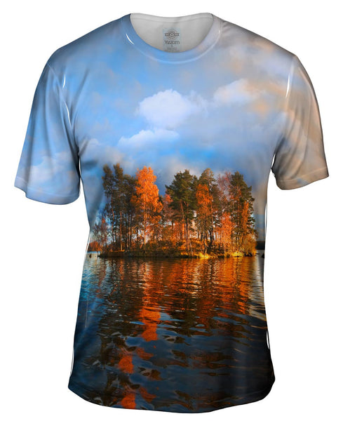 Lake Vuoksa Russia Finland Mens T-Shirt