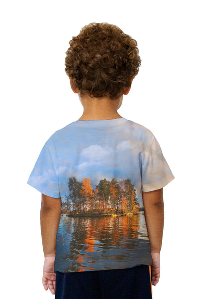 Kids Lake Vuoksa Russia Finland Kids T-Shirt