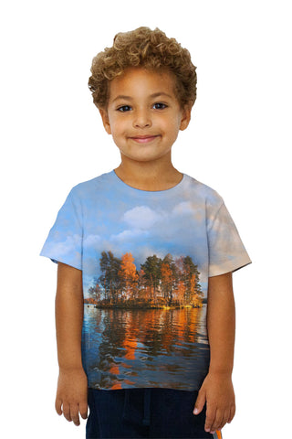 Kids Lake Vuoksa Russia Finland