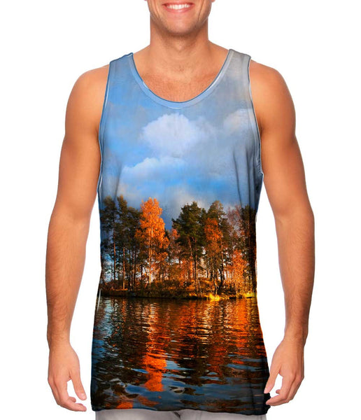 Lake Vuoksa Russia Finland&nbsp;Mens Tank Top