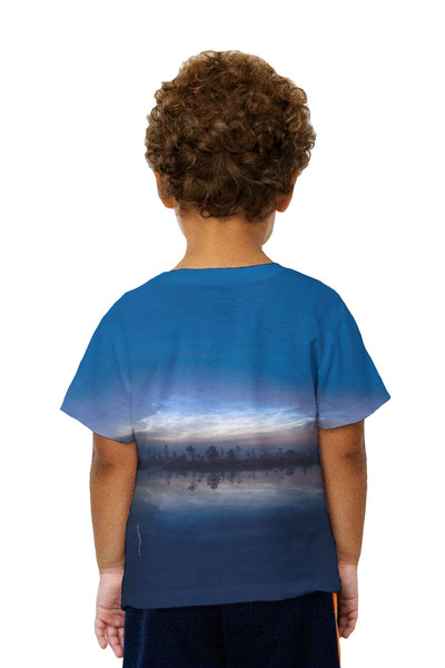 Kids Noctilucent Clouds Glowing Kids T-Shirt
