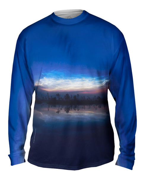 Noctilucent Clouds Glowing Mens Long Sleeve