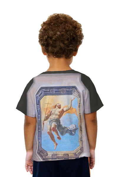 Kids Jesus Fresco Ceiling Kids T-Shirt