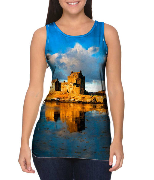 Eilean Donan Castle Scotland Womens Tank Top