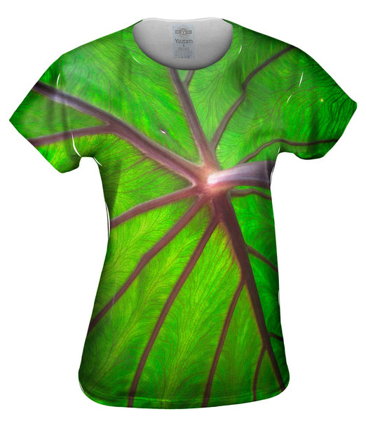 Taro Leaf Underside&nbsp;Womens Top