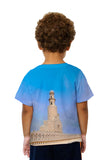 Kids Mosque Minaret Ibn Tulun Cairo Egypt