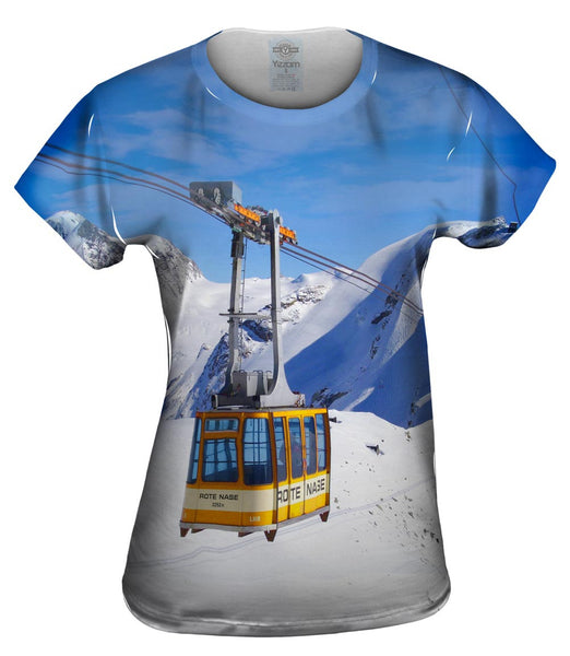 Ski Tram Switzerland Womens Top