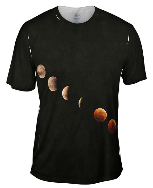 Lunar Eclipse Space Mens T-Shirt