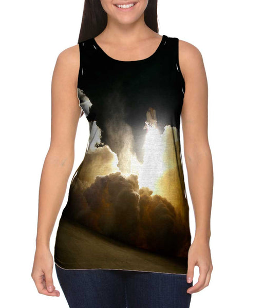 Tranquility Space Shuttle Launch&nbsp;Womens Tank Top