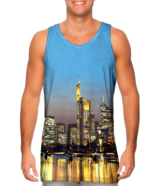 Skyline Frankfurt Germany&nbsp;Mens Tank Top