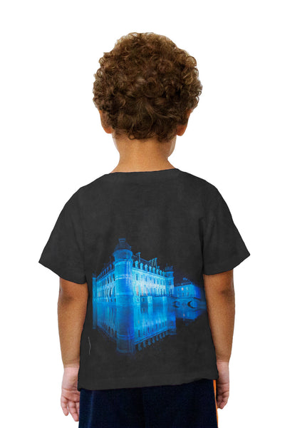 Kids Beloeil Castle In Blue Kids T-Shirt