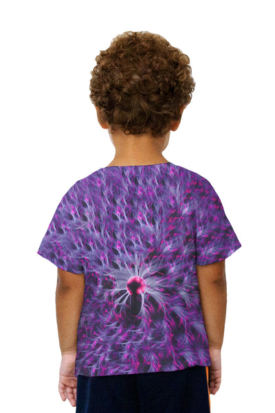 Kids Plasma Lamp Purple Allover Kids T-Shirt