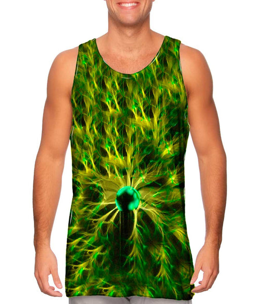 Plasma Lamp Green Allover&nbsp;Mens Tank Top