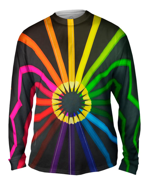 Coloring Pencils For School Mens Long Sleeve | Yizzam