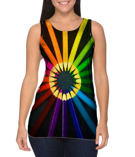 Coloring Pencils For School&nbsp;Womens Tank Top