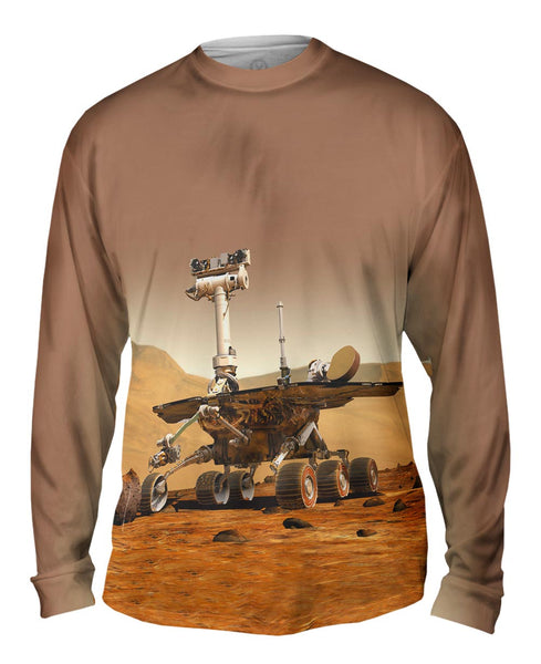 NASA Mars Rover Space Mens Long Sleeve