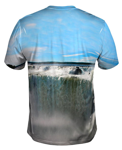 Garganta Del Diablo Devil Throat Iguazu Falls Argentina&nbsp;Mens T-Shirt