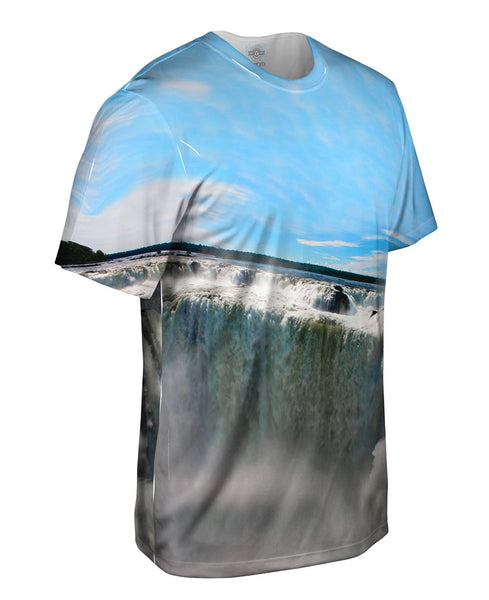 Garganta Del Diablo Devil Throat Iguazu Falls Argentina&nbsp;Mens T-Shirt