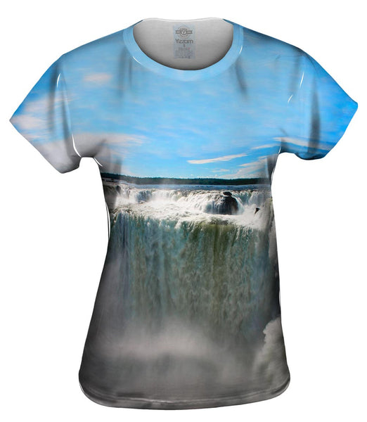 Garganta Del Diablo Devil Throat Iguazu Falls Argentina Womens Top