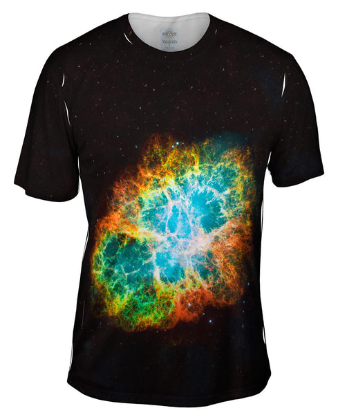 Crab Nebula Space Galaxy Mens T-Shirt