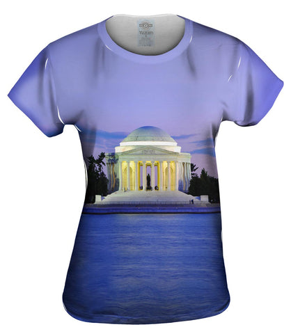 Jefferson Memorial At Dusk