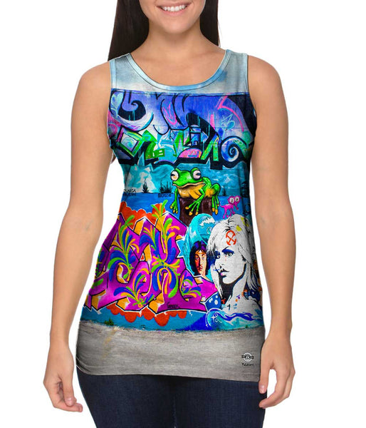 Ohm Naked Women Graffiti Art Basel Miami 2013&nbsp;Womens Tank Top