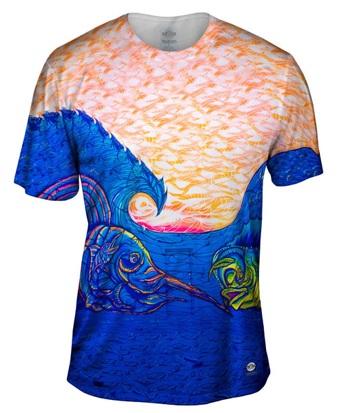 Marlin Dolphin Graffiti Art Basel Miami 2013&nbsp;Mens T-Shirt