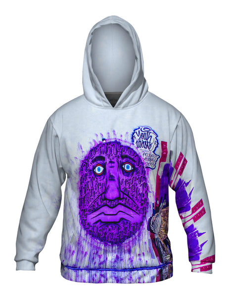 Miami Daze Pizza Monster Graffiti Art Basel Miami 2013&nbsp;Mens Hoodie Sweater