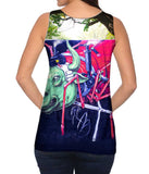Paint Splashes Woman Graffiti Art Basel Miami 2013