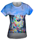 Paint Splashes Woman Graffiti Art Basel Miami 2013