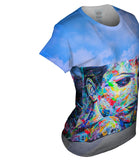 Paint Splashes Woman Graffiti Art Basel Miami 2013