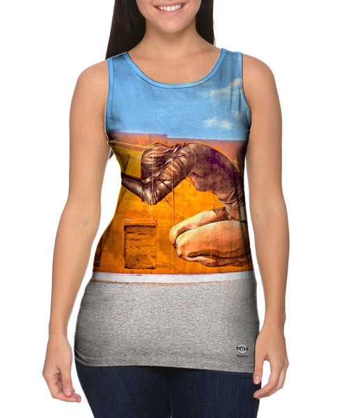 Graffiti Purple Planet Graffiti Art Basel Miami 2013&nbsp;Womens Tank Top