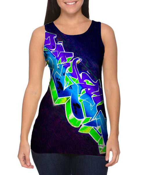 Graffiti Teddy Bear Graffiti Art Basel Miami 2013&nbsp;Womens Tank Top