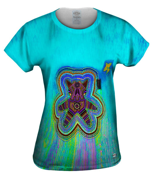 Graffiti Teddy Bear Graffiti Art Basel Miami 2013 Womens Top