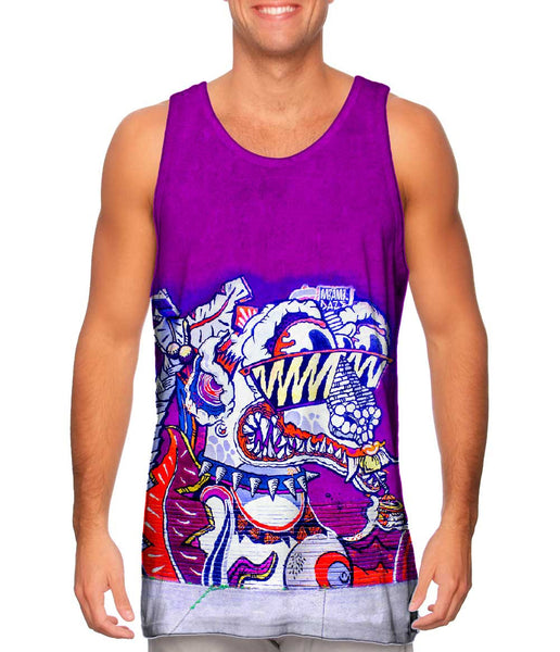 Purple Slushy Graffiti Art Basel Miami 2013&nbsp;Mens Tank Top