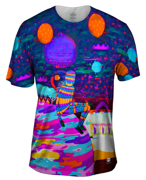 Moon Planet Graffiti Art Basel Miami 2013&nbsp;Mens T-Shirt