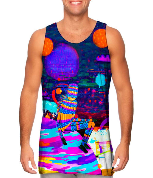 Moon Planet Graffiti Art Basel Miami 2013&nbsp;Mens Tank Top