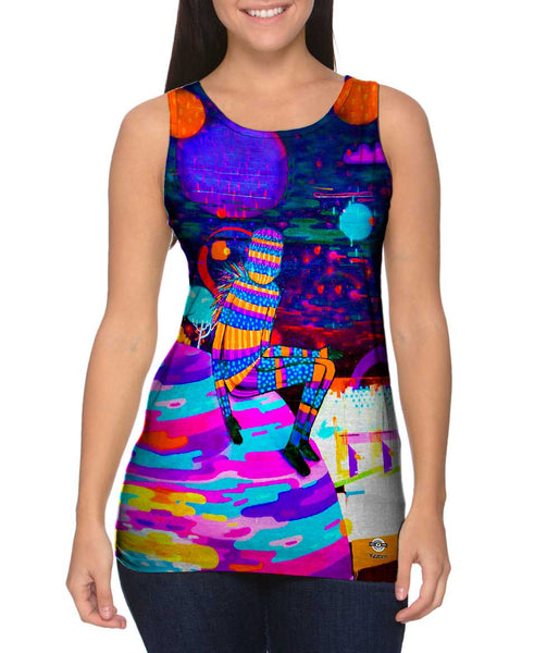 Lady Peacock Graffiti Art Basel Miami 2013&nbsp;Womens Tank Top