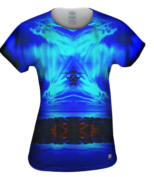 Electric Moonlight Shadows Womens Top