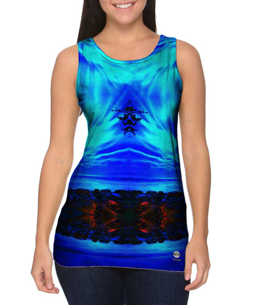Electric Moonlight Shadows&nbsp;Womens Tank Top