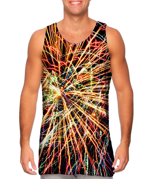 Fourth Of July Fireworks Glory Mens Tank Top