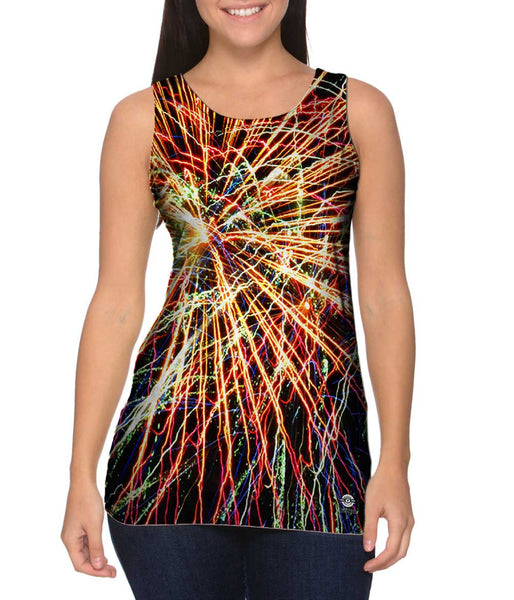 Fourth Of July Fireworks Glory&nbsp;Womens Tank Top