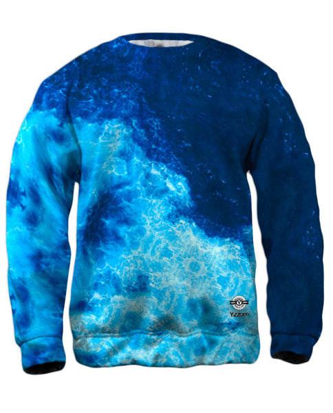 Plasma Blue Ocean&nbsp;Mens Sweatshirt