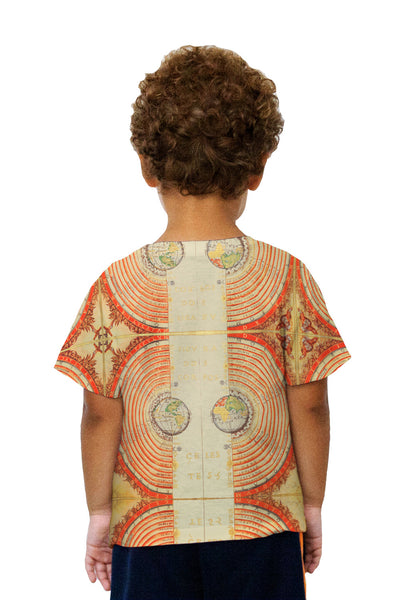Kids Antique Map Figure Of The Heavenly Bodies Kids T-Shirt
