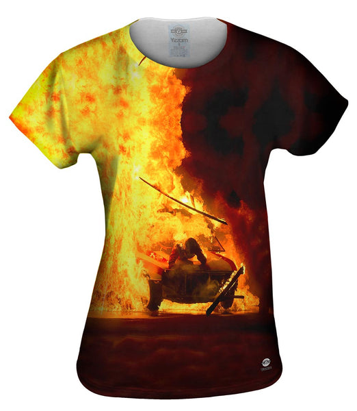 Stunt Pyrotechnics Fireball&nbsp;Womens Top