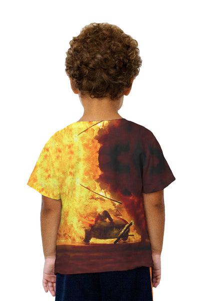 Kids Stunt Pyrotechnics Fireball Kids T-Shirt