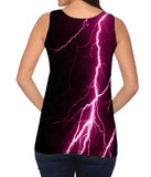 Lightning Storm Maroon Black