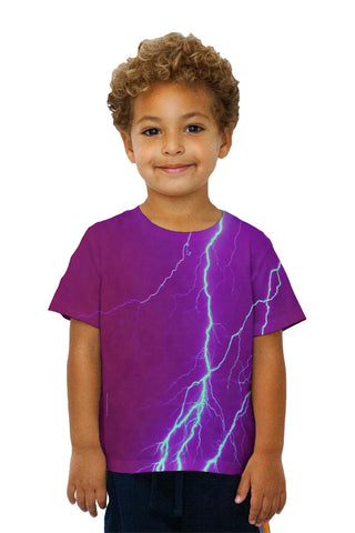 Kids Lightning Storm Maroon